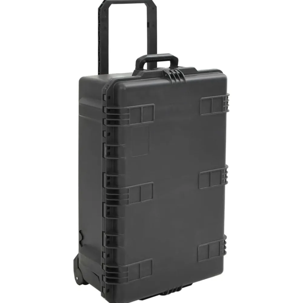 Flightcase draagbaar 79,5x51,5x30,5 cm PP zwart>vidaXL Best