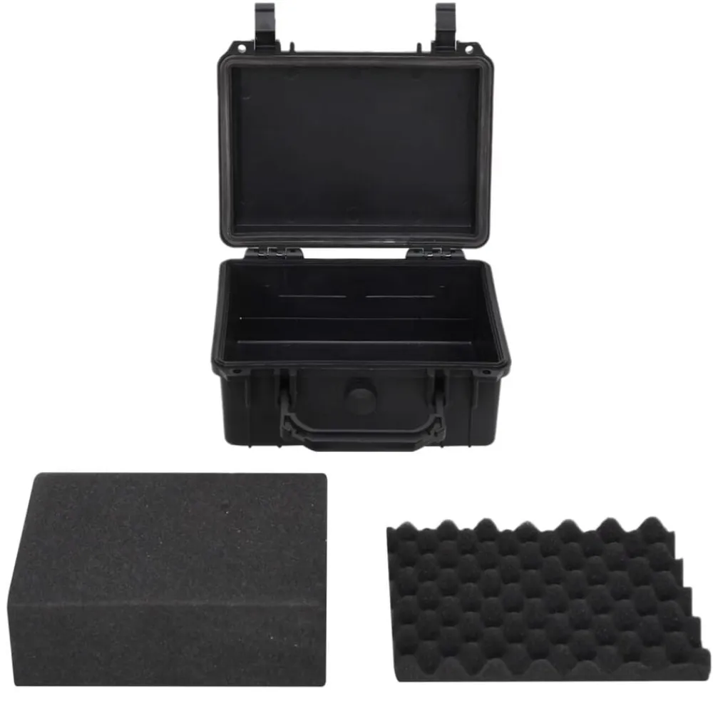Flightcase draagbaar 24x19x11 cm PP zwart>vidaXL Hot