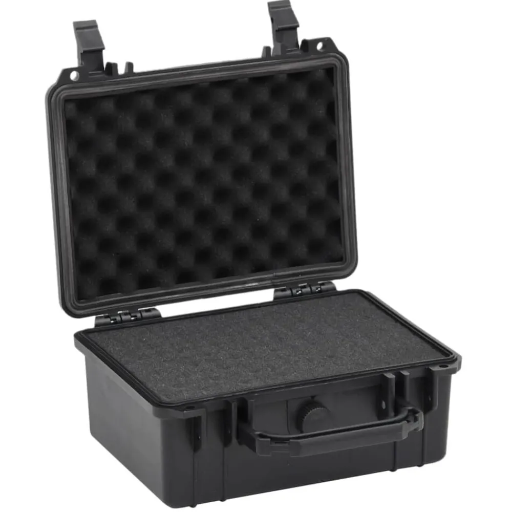 Flightcase draagbaar 24x19x11 cm PP zwart>vidaXL Hot