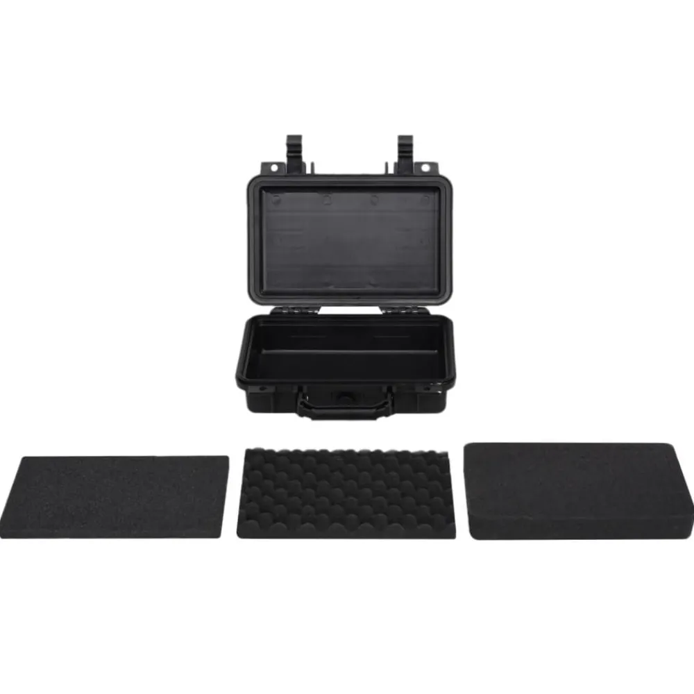 Flightcase draagbaar 30x22x10 cm PP zwart>vidaXL