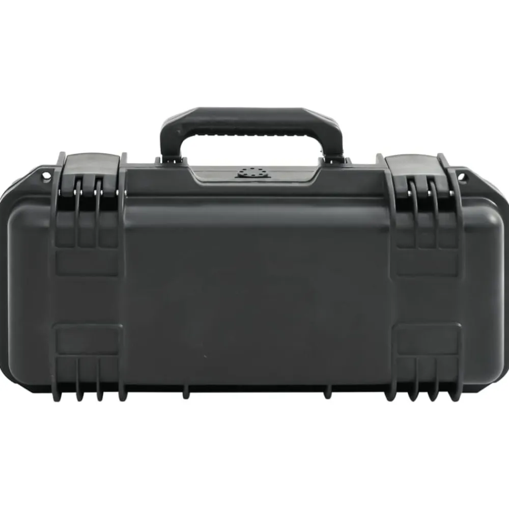 Flightcase draagbaar 46,5x21,5x17,5 cm PP zwart>vidaXL