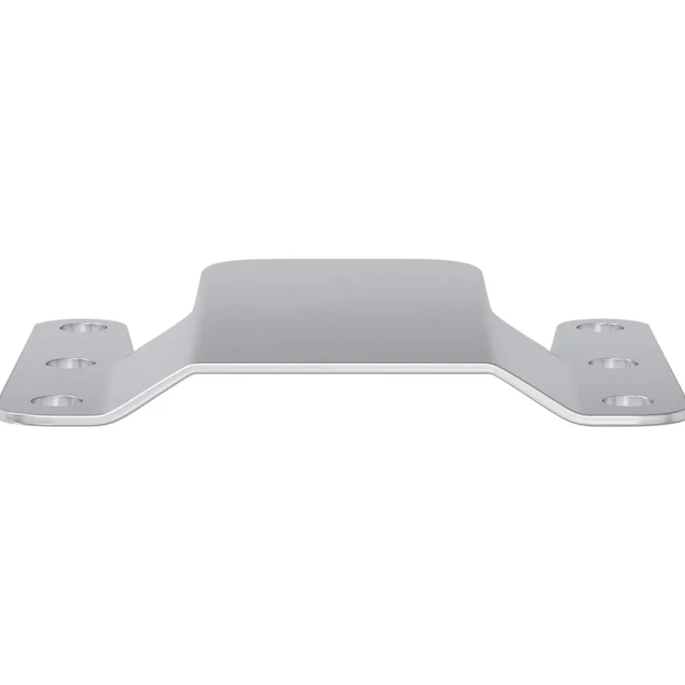 Flush Mount Beugel 2 pcs Zilver 75 x 66 x 1,4 mm Staal>vidaXL Best