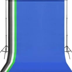 Fotostudioset met verlichtingsset, achtergrond en reflector>vidaXL Sale