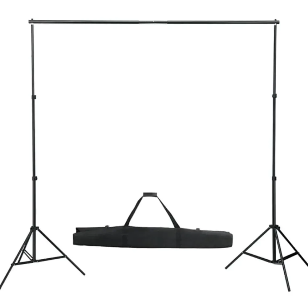 Camera & Optiek*vidaXL Fotostudioset met verlichtingsset, achtergrond en reflector