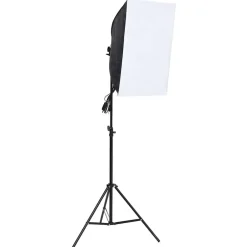 Camera & Optiek*vidaXL Fotostudioset met softboxlamp en achtergrond