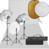Fotostudioset met verlichtingsset, achtergrond en reflector>vidaXL Online