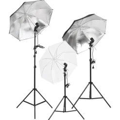 Fotostudioset met verlichtingsset, achtergrond en reflector>vidaXL Online