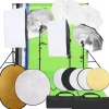Fotostudioset met verlichtingsset, achtergrond en reflector>vidaXL Discount