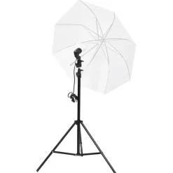 Fotostudioset met verlichtingsset, achtergrond en reflector><noscript><img width=