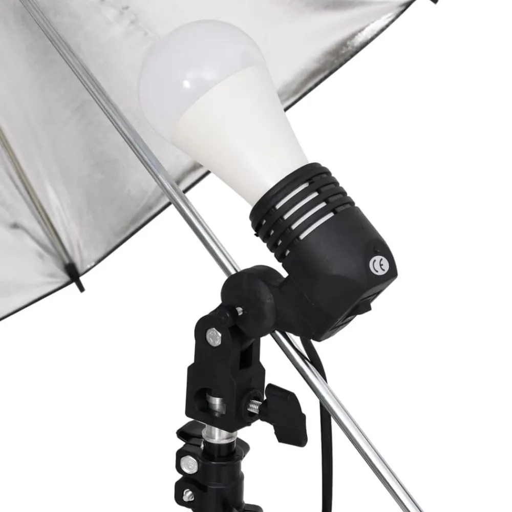 Fotostudioset met verlichtingsset, achtergrond en reflector>vidaXL Online