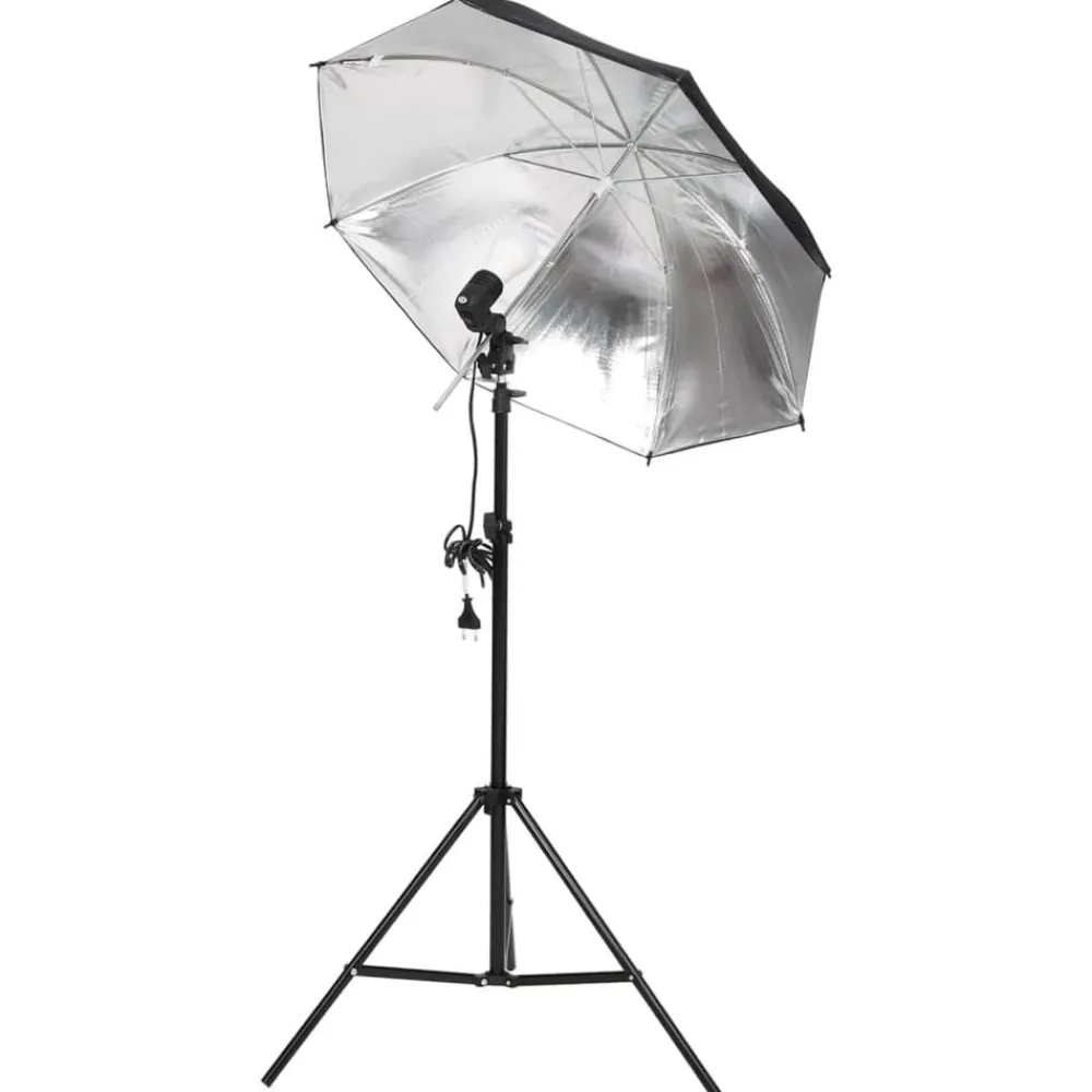 Camera & Optiek*vidaXL Fotostudioset met verlichtingsset en achtergrond