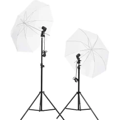 Camera & Optiek*vidaXL Fotostudioset met verlichtingsset en achtergrond Groen