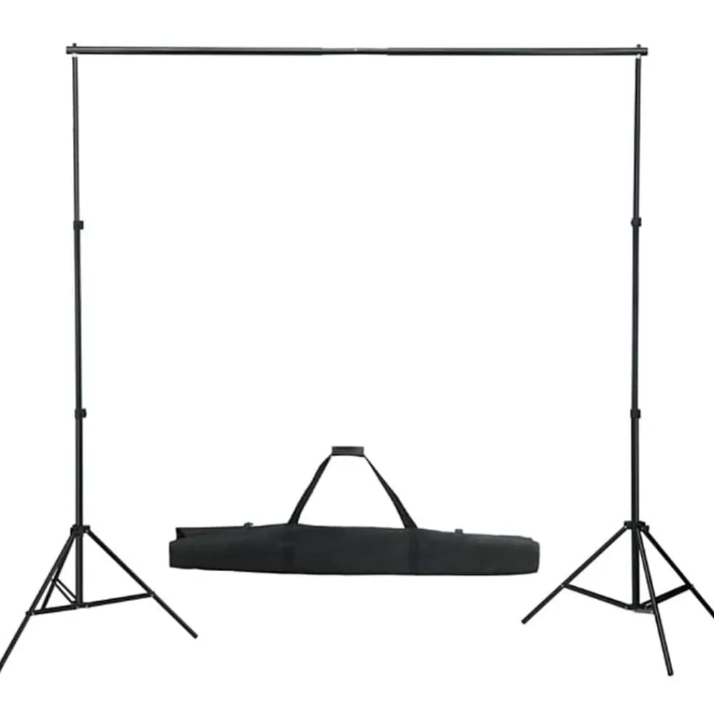 Camera & Optiek*vidaXL Fotostudioset met verlichtingsset en achtergrond Groen