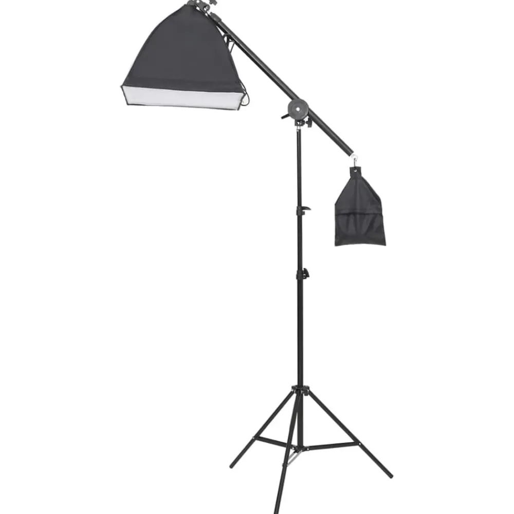 Fotostudioset met lichtset, achtergrondscherm en reflector>vidaXL New