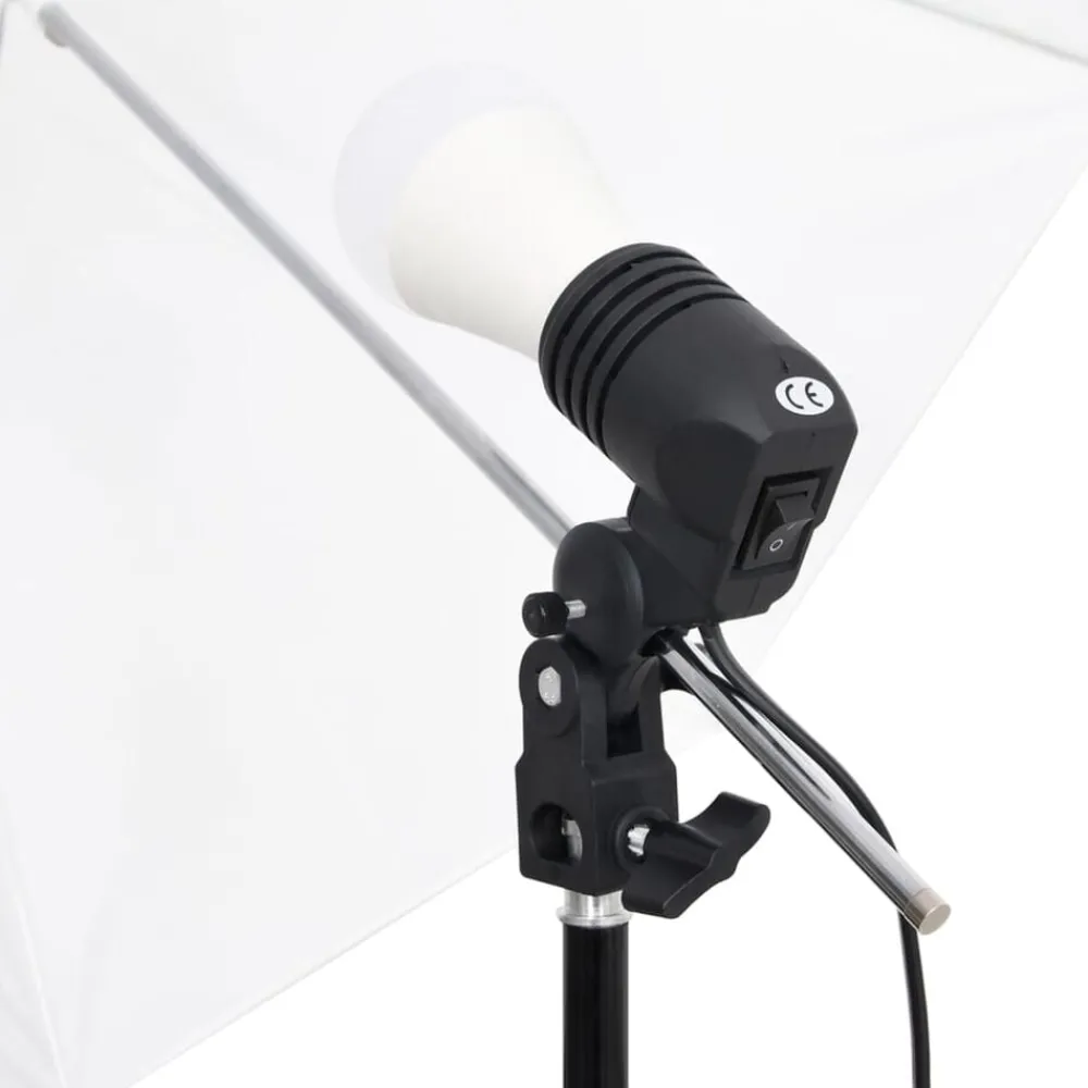 Fotostudioset met verlichtingsset en achtergrond>vidaXL Hot
