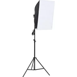 Fotostudioset met verlichtingsset, achtergrond en reflector><noscript><img width=