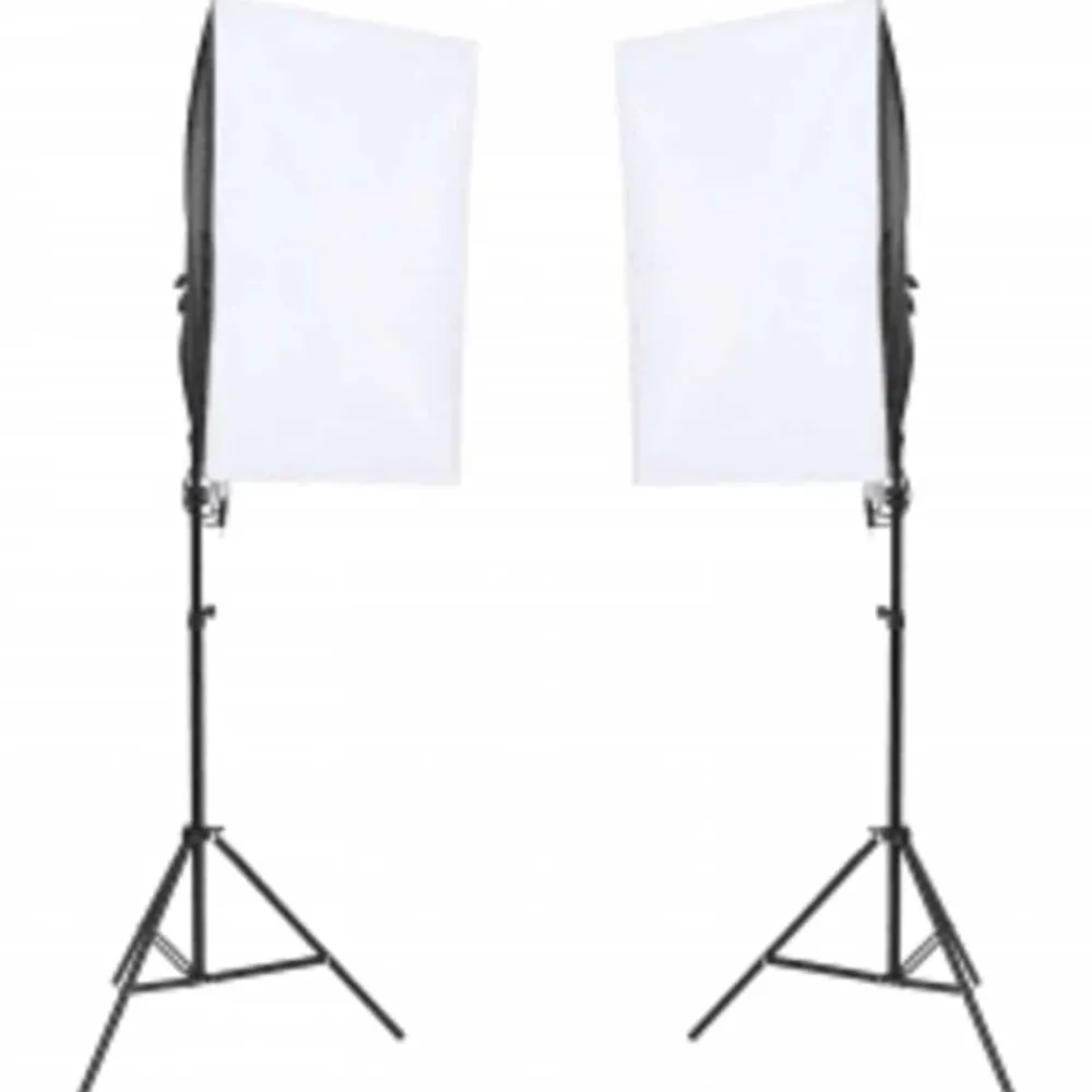Camera & Optiek*vidaXL Fotostudioset met verlichtingsset, achtergrond en reflector