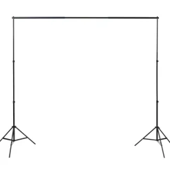 Camera & Optiek*vidaXL Fotostudioset met softboxlampen, achtergrond en reflector