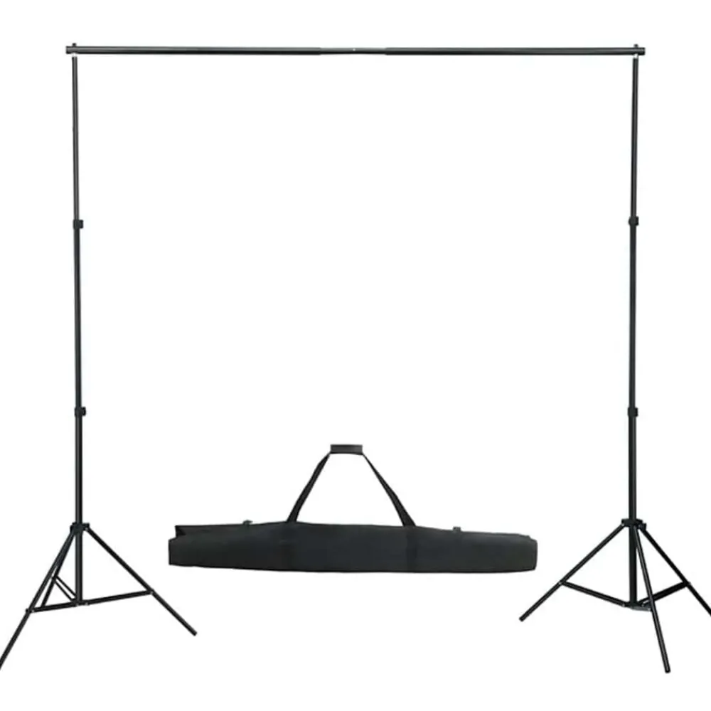 Camera & Optiek*vidaXL Fotostudioset met verlichtingsset en achtergrond