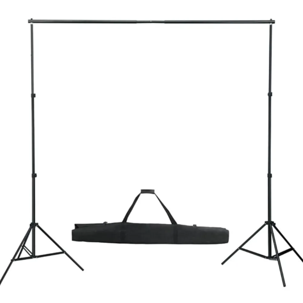 Camera & Optiek*vidaXL Fotostudioset met lampen, achtergrond en reflector