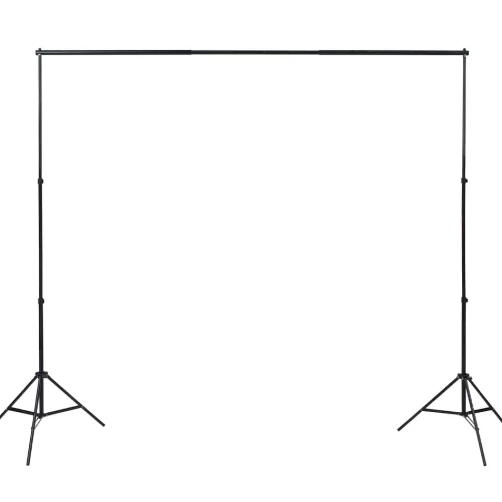 Camera & Optiek*vidaXL Fotostudioset met lampen, paraplu's, achtergrond en reflector