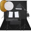 Fotostudioset met verlichtingsset, achtergrond en reflector>vidaXL Clearance