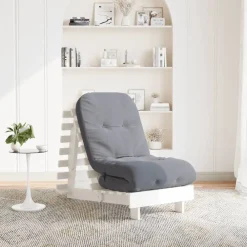 Futon slaapbank met matras 60x206x11 cm massief grenenhout>vidaXL Clearance