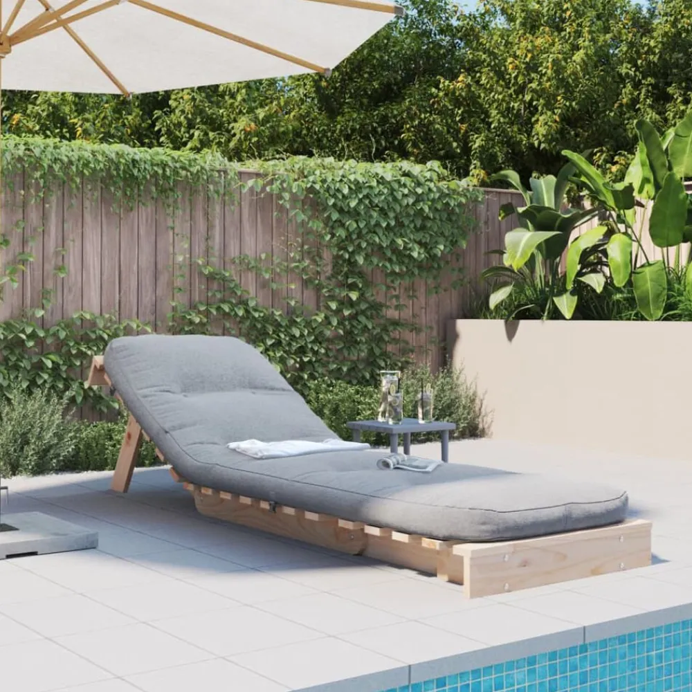 Futon slaapbank met matras 60x206x11 cm massief grenenhout>vidaXL Online