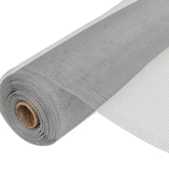 Tuinafscheidingen*vidaXL Gaas 100x500 cm aluminium zilverkleurig