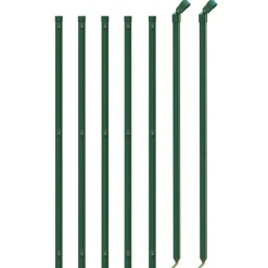Tuinafscheidingen*vidaXL Gaashek met flens 1x10 m groen