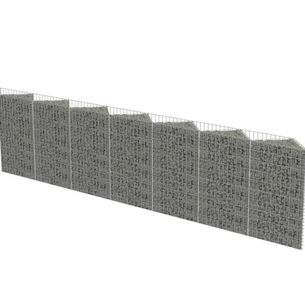 Tuinafscheidingen*vidaXL Gabion mand 450x30x100 cm gegalvaniseerd staal
