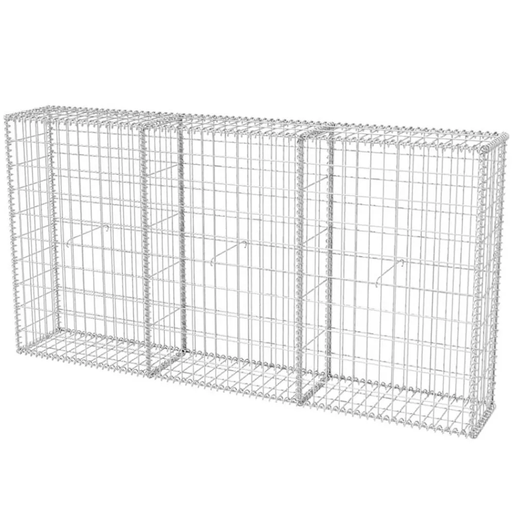 Gabion mand 200x30x100 cm gegalvaniseerd staal>vidaXL Sale