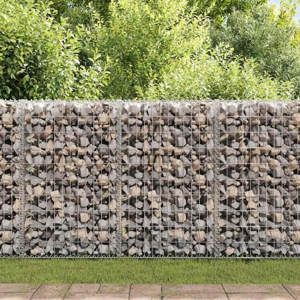 Tuinafscheidingen*vidaXL Gabionspiralen 24 st 100 cm gegalvaniseerd staal