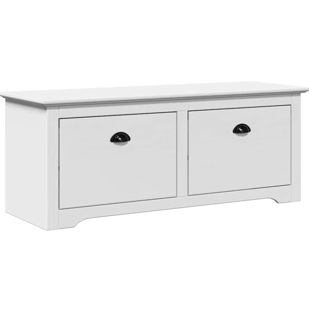 Bankjes*vidaXL Gangbank BODO 114x40x45 cm Wit