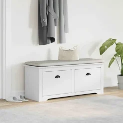 Bankjes*vidaXL Gangbank BODO 114x40x45 cm Wit