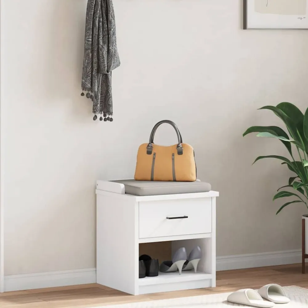 Gangbankje SANDNES 45x40x50 cm massief grenenhout>vidaXL New