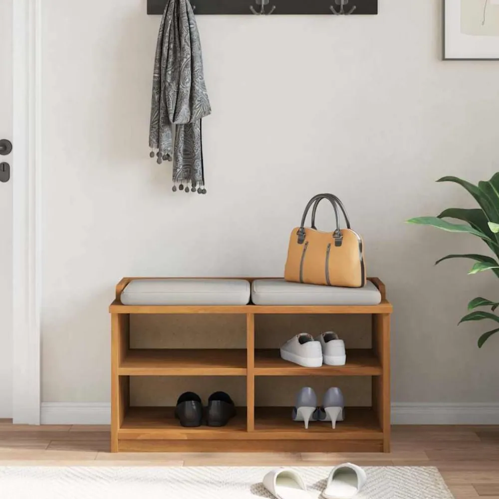 Gangbankje SANDNES 87x40x50 cm massief grenenhout>vidaXL Best