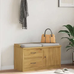 Gangbankje SANDNES 87x40x50 cm massief grenenhout>vidaXL Hot