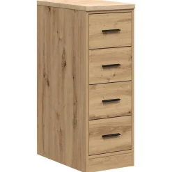 Garagekast 30x51x85 cm massief grenenhout artisan eikenkleurig>vidaXL Online