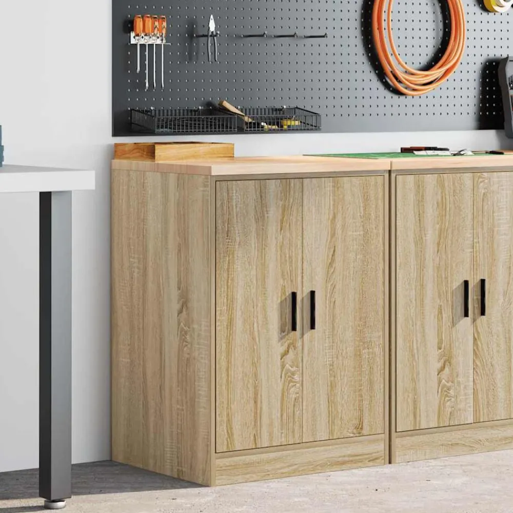 Garagekast 60x51x85 cm massief grenenhout kleurig>vidaXL Outlet