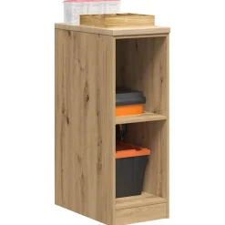 Garagekast 30x51x85 cm massief grenenhout artisan eikenkleurig>vidaXL Discount