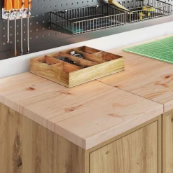 Garagekast 30x51x85 cm massief grenenhout artisan eikenkleurig><noscript><img width=