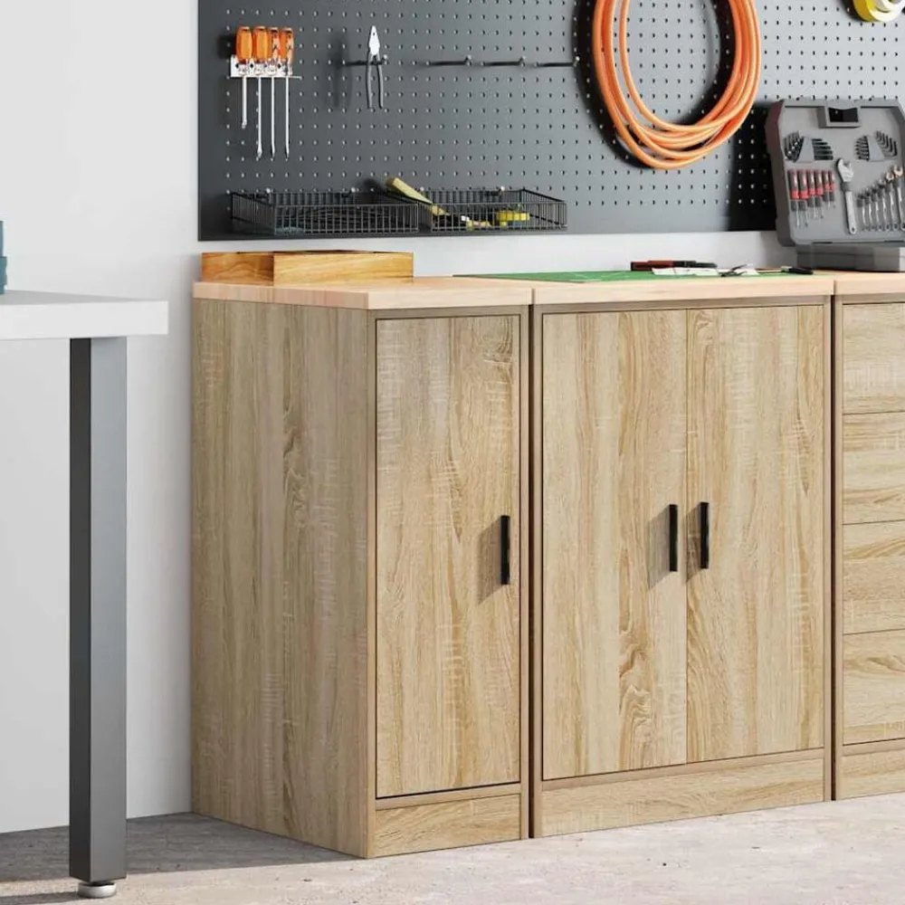 Garagekast 30x51x85 cm massief grenenhout kleurig>vidaXL Outlet