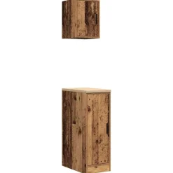 Industriële Opslag*vidaXL Garagekasten 2 st bewerkt hout Oud hout