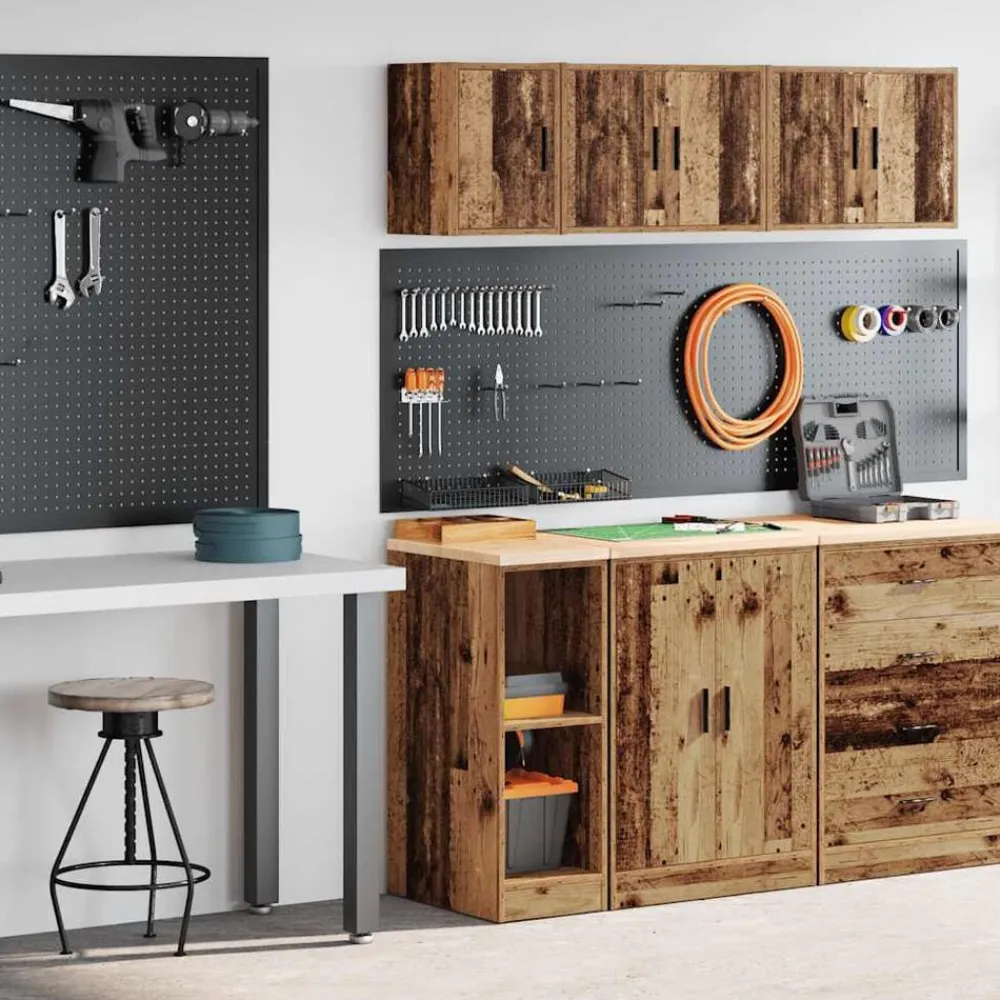 Garagekasten 2 st bewerkt hout>vidaXL Sale