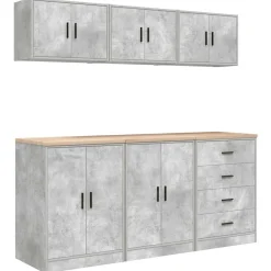 Garagekasten 6 st bewerkt hout>vidaXL