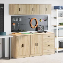 Garagekasten 6 st Spaanplaat kleurig>vidaXL Clearance