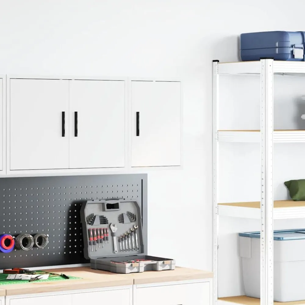 Garagewandkast bewerkt hout>vidaXL New