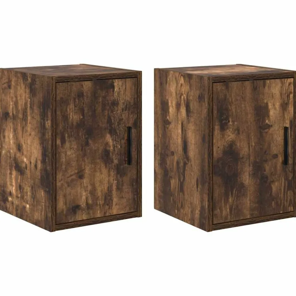 Garagewandkasten 2 st Spaanplaat hout>vidaXL Online