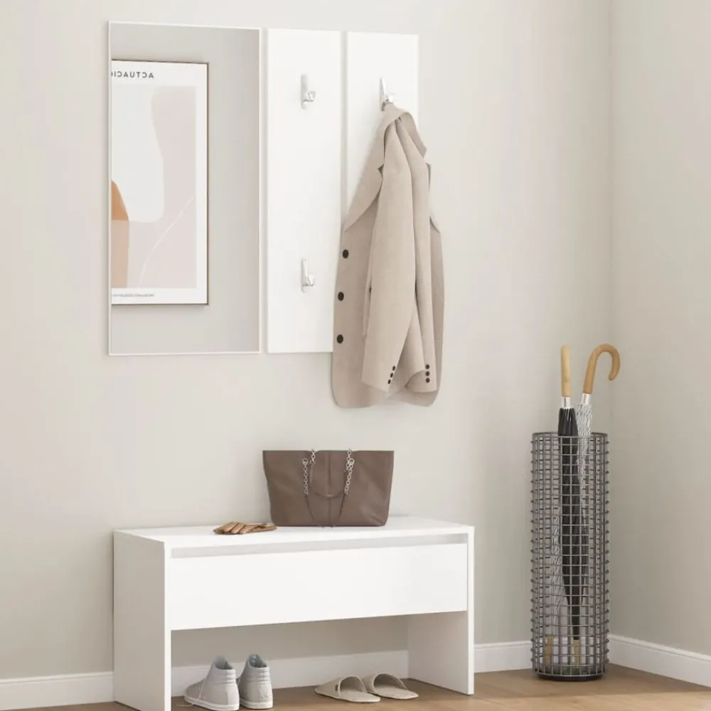 Garderobe set bewerkt hout>vidaXL Discount